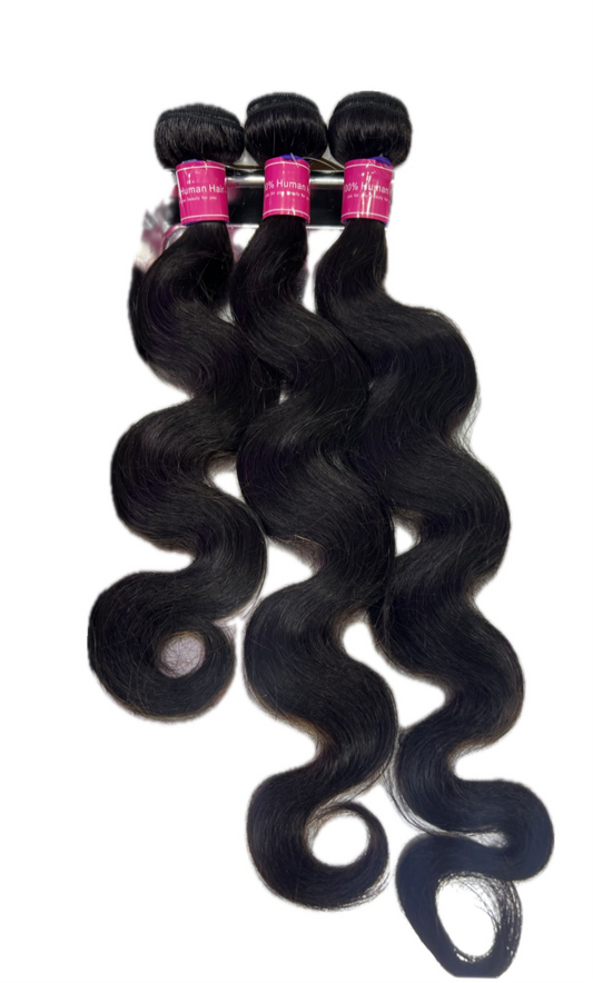 Body Wave Human Hair Bundles 18” 20” 24”